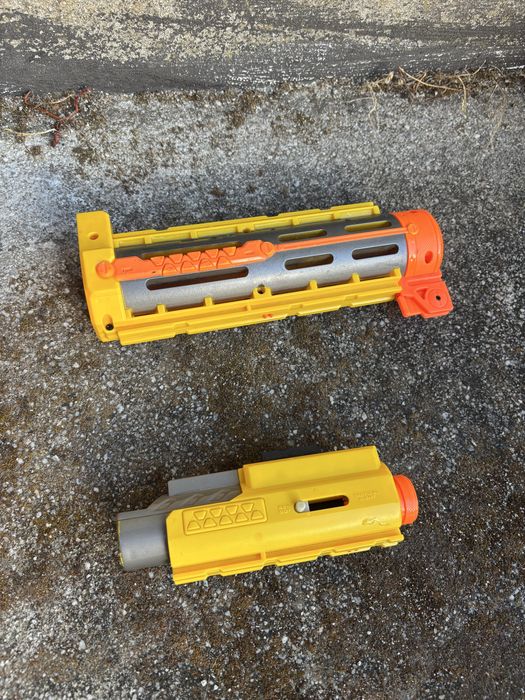 Conjunto de armas nerf e acessorios