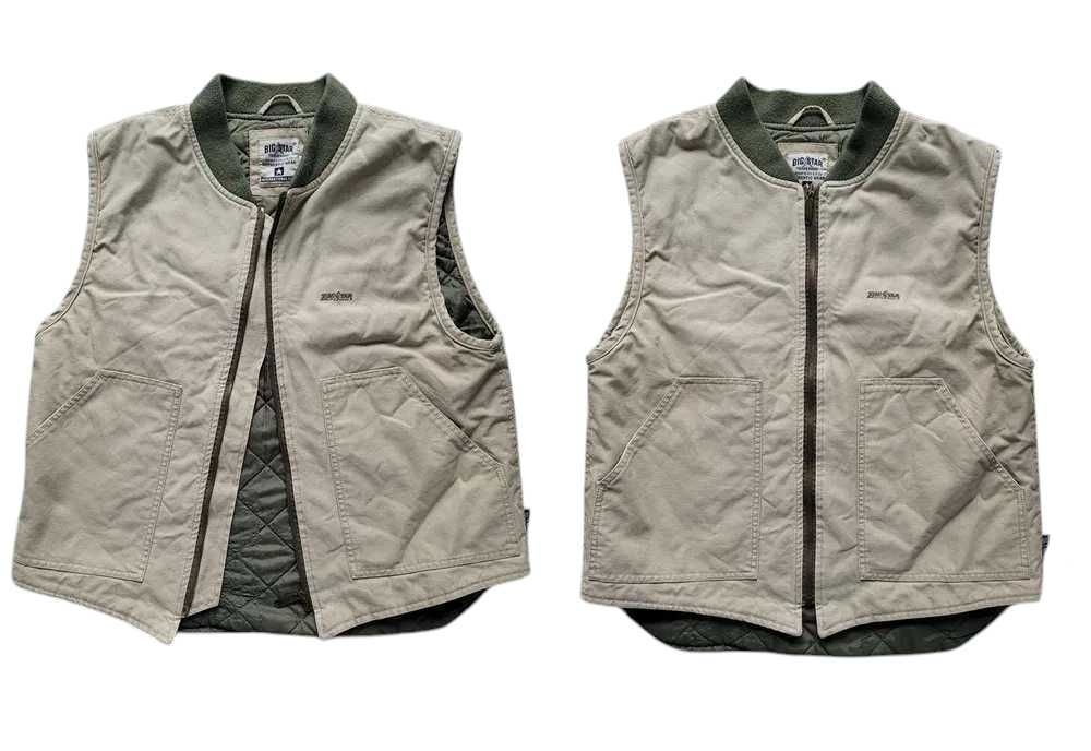 Beżowa kamizelka męska bezrękawnik BigStar BIG STAR S