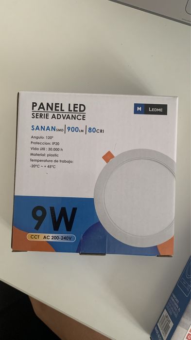 Focos em LED, para encastrar