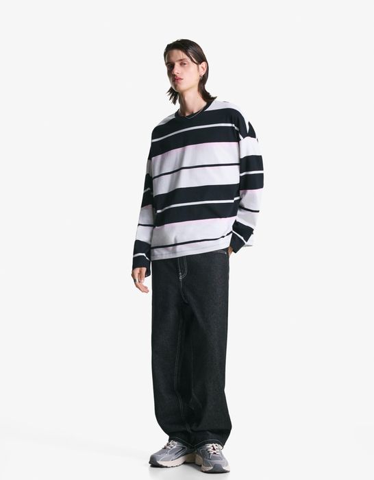 Широкі Джинси BERSHKA Loose Baggy Jeans Оригінал Нові Широкие Джинсы