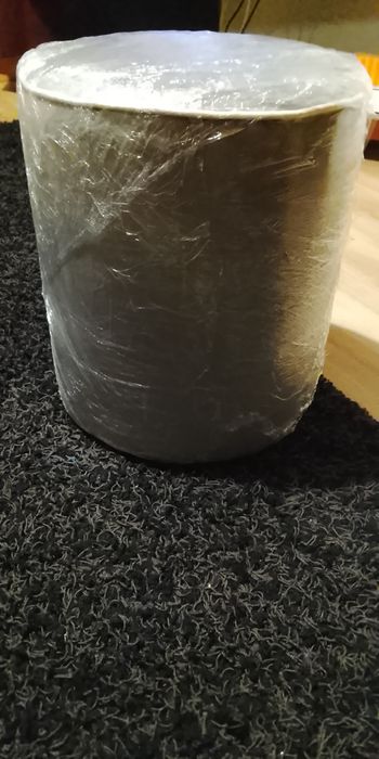 Banco puff azul novo