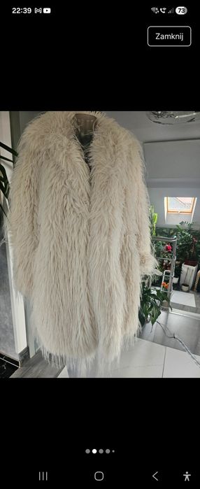 Nowe piekne futro Zara.