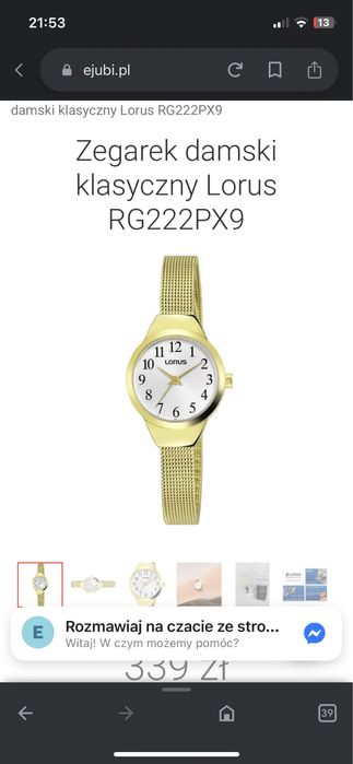 Zegarek damski Lorus