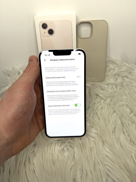 Iphone 13 Pink Idealny Stan 84% baterii etui gratis