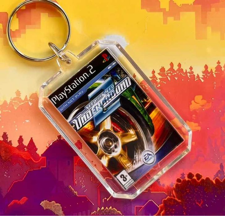 Brelok NFS: Underground 2 - mini okładka gry PS2