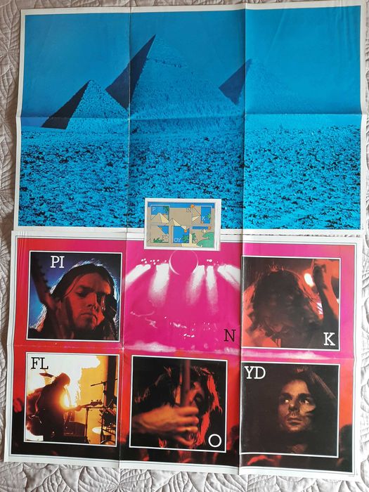 Pink Floyd - Dark Side of The Moon - França - Vinil LP (posters e sticker)