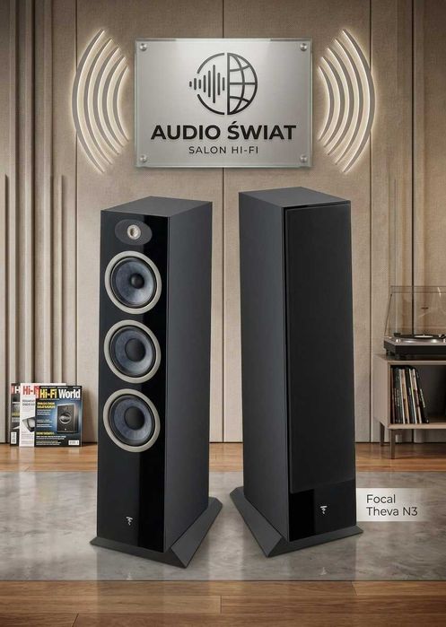 Kolumny podłogowe Focal Theva N3 N°3 Hi-Fi Stereo Para / Kino Domowe | Audio Świat 5 Lat Gwarancji