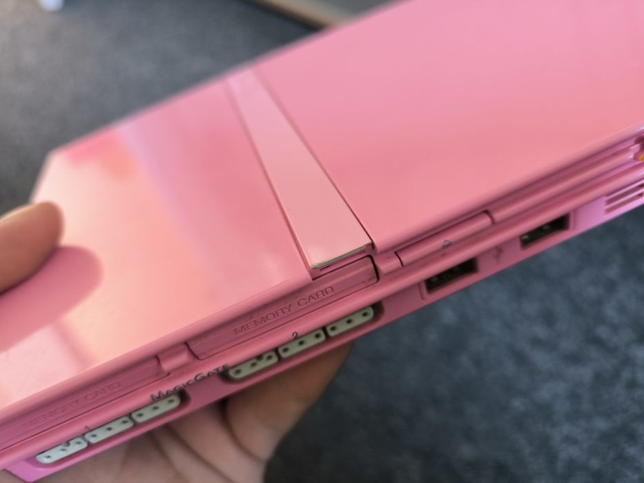 PlayStation 2 ps2 slim pink różowy