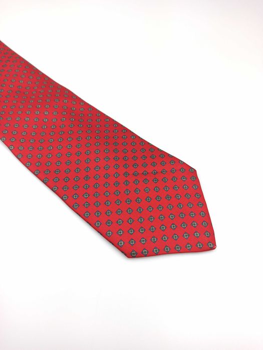 St Michael czerwony jedwabny krawat wksm35