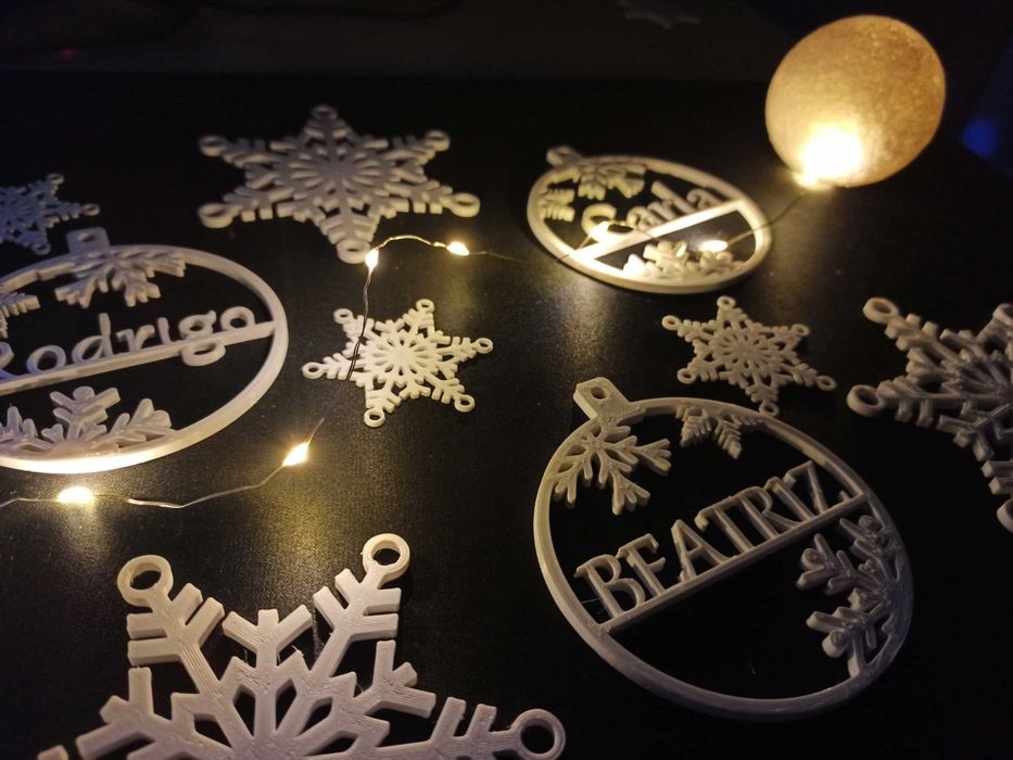 Bolas de Natal personalizadas