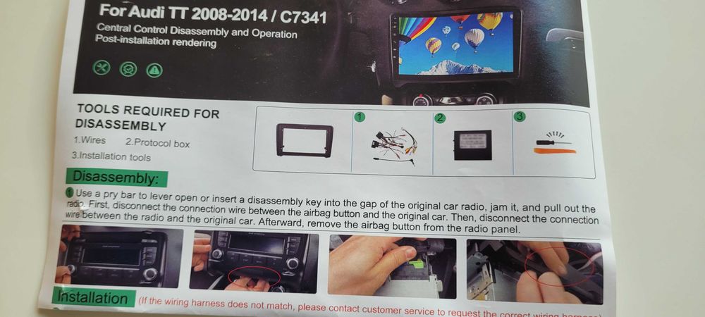 Podofo 9" Autoradio para Audi TT