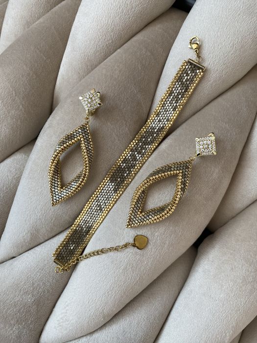 Набір біжутерії з бісеру ручна робота