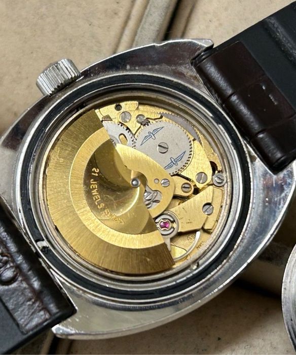 Relogio pulso ROTARY GT Monza automatico 1970 antigo