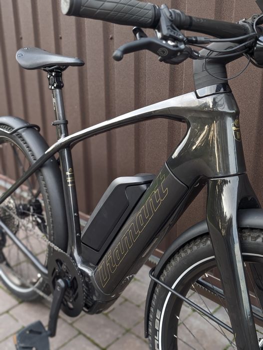 Гравійний електровелосипед carbon Diamant 27.5" 2 батареї 45км/год