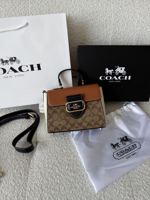 Сумка Coach Morgan Top Handle Satchel   (Premium)