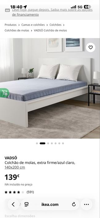 Vendo Colchao 200x140