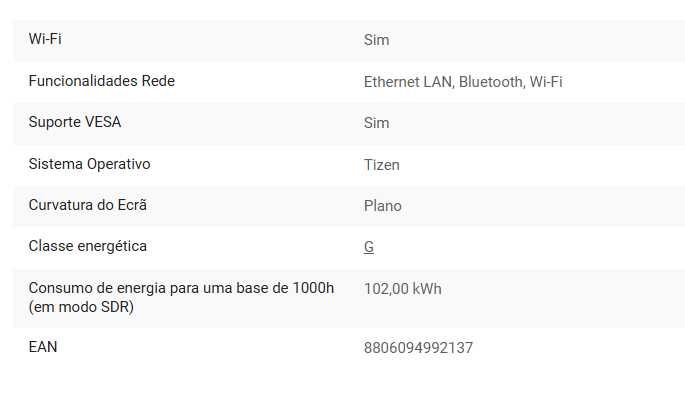 TV Samsung 55" QM55C