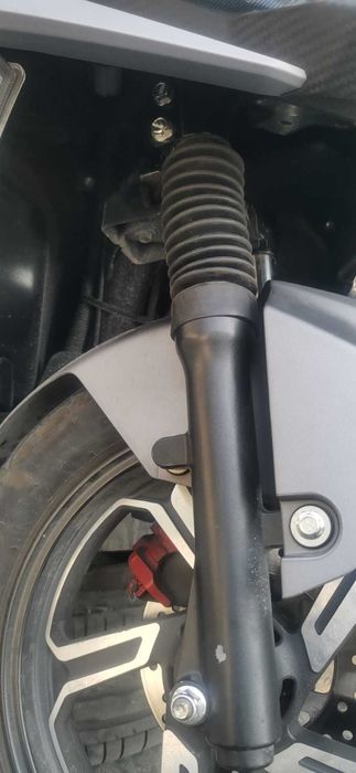 Гофра пыльник амортизатора брызговики на вилку мотоцикла скутера мопед