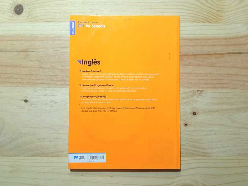 Livro de Preparação PET For Schools - Inglês