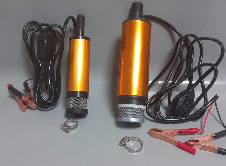 Погружной насос перекачки топлива, воды 12V/24V 38мм/51мм