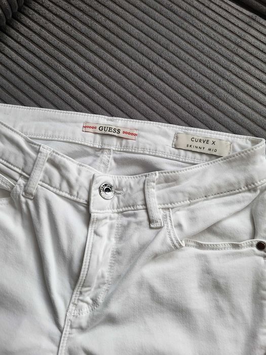 Spodnie Guess białe