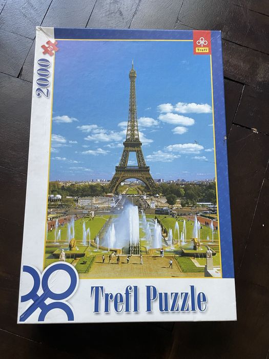 Puzzle 2000 sztuk Wieża Eiffla