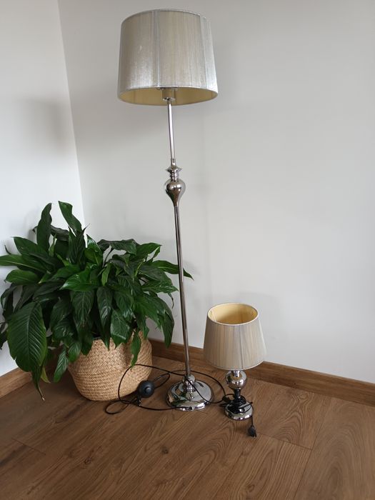 Lampy  srebrne GILLENIA mała i duża