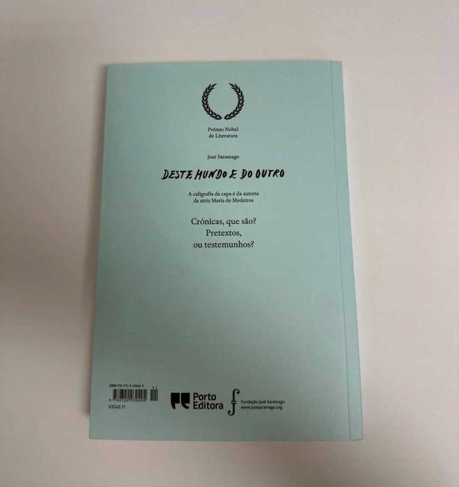 Saramago - Deste Mundo e Do Outro (Novo-Portes gratuitos)