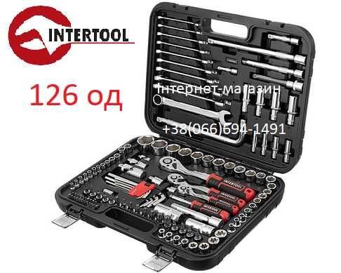 Набір інструментів 126 од. INTERTOOL STORM  автонабір набір головок,