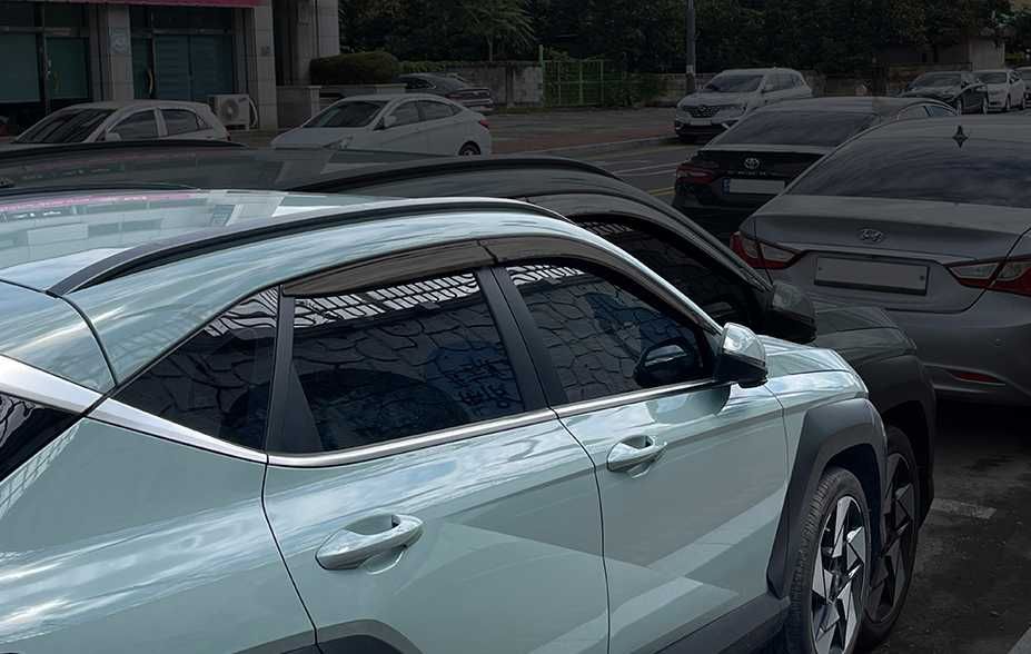 Вітровики Ветровики Дефлектори Hyundai Kona OS 2017+ / Kona SX2 2023+