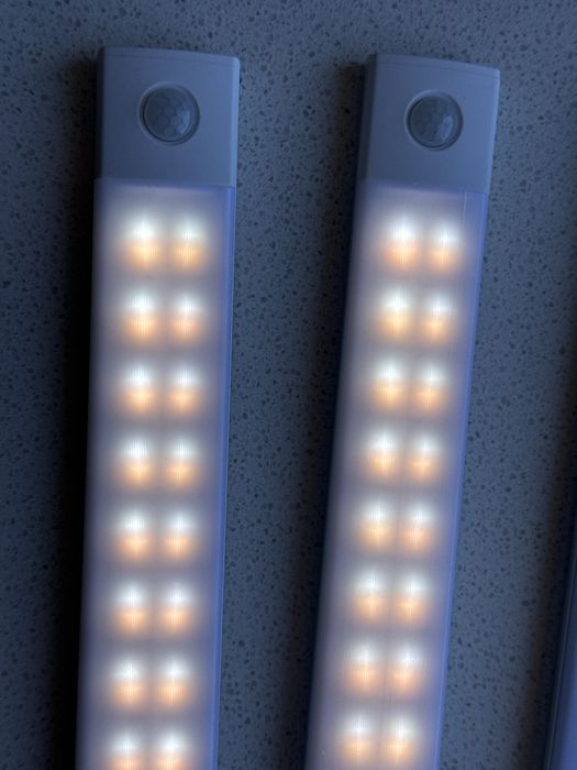 4x Lampy LED lampki czujnik ruchu