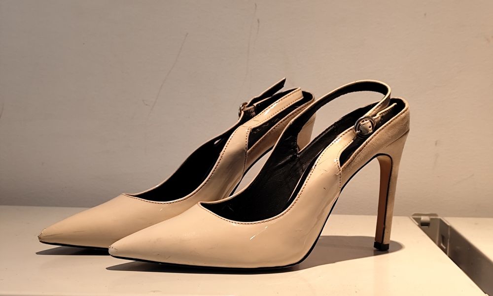 Sapatos de verniz/ camurça Zara Pink(Cor de rosa) N° 39