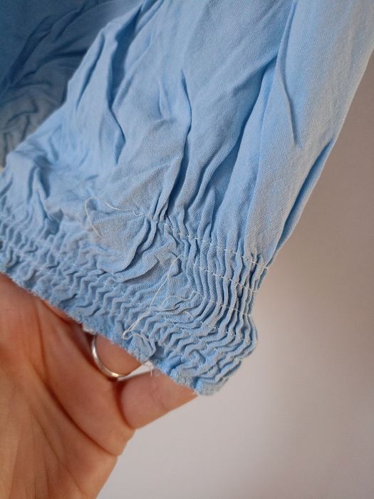 Bluzka/koszula błękit XL sztos wiosna
