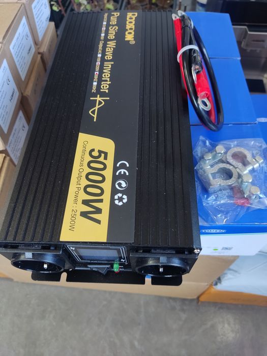 Інвертор на 24v, перетворювач 24/220потужністю  5кВт 24v