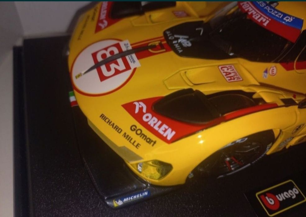 Bburago Ferrari 499P Robert Kubica, 24h Le Mans, skala 1:18