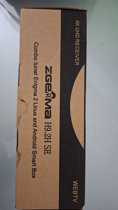 Receptor de satélite/tv cabo ZGEMMA H9.2H SE 4K UHD HEVC