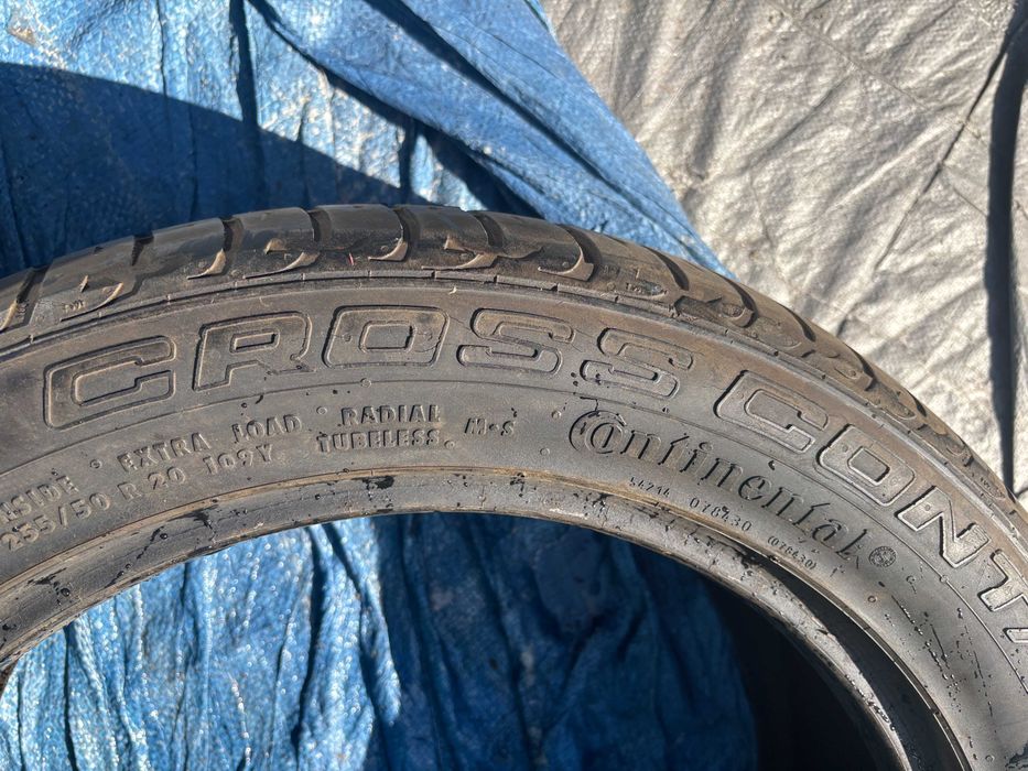 255-50-R20 CONTINENTAL CROSS 4штуки комплект резины GERMANY 2022