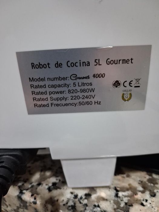 Robot de Cozinha Gourmet