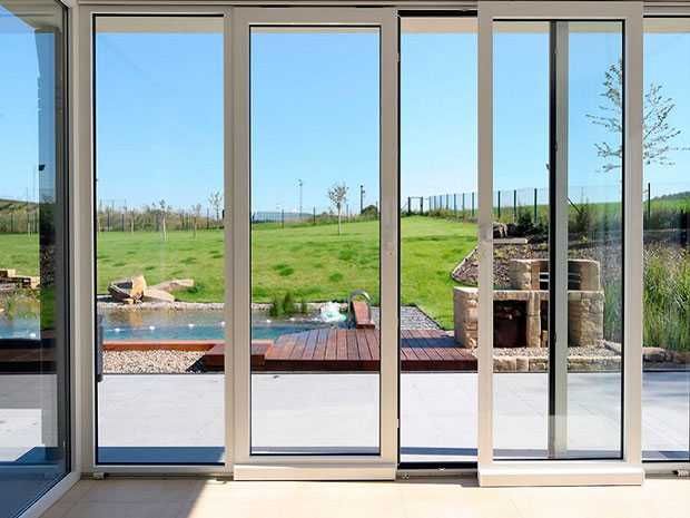 Вікна, двері металопластикові розсувні 76AD, SL.