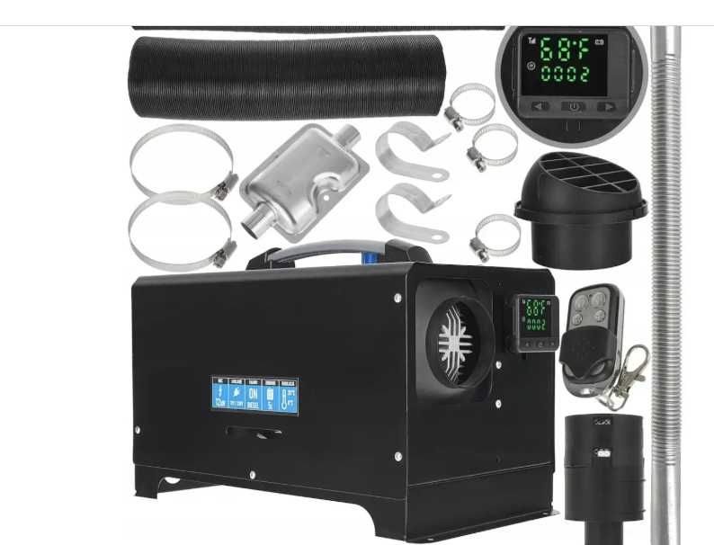 Обігрівач дизельний АВТО 5кВт 9кВт 12кВт для опалення авто, приміщень