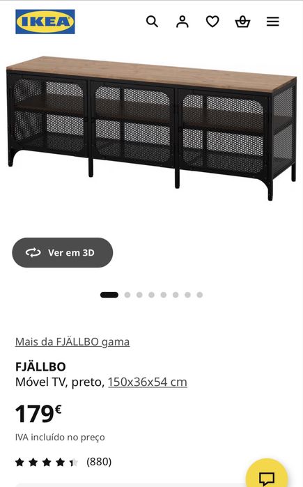 Estante Ikea 3 portas