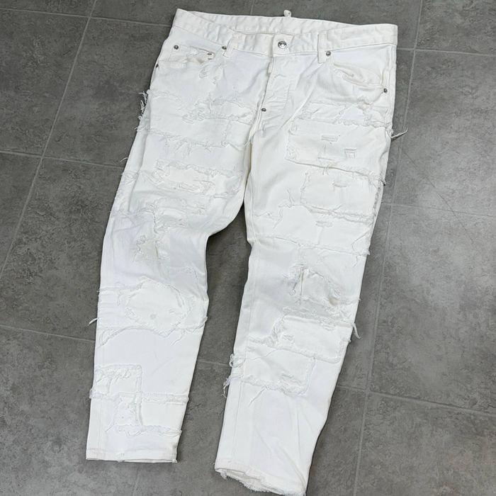 Dsquared2 Jeans Italy джинси штаны джинсы штани брюки скини скіні деним одяг одежда классические прямые зауженые дскваред італія потерті