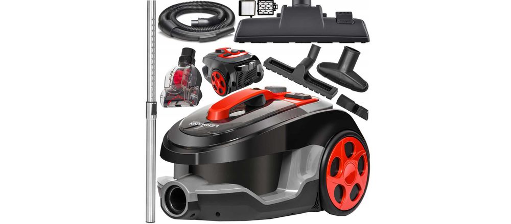 odkurzacz cyklonowy lehmann bezworkowy turboszczotka max 4000w cichy