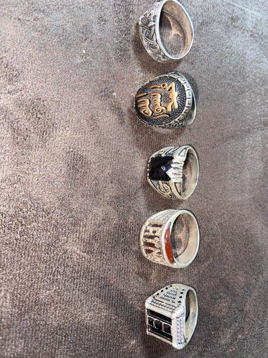 Печатка  мужская серебро, размер 20,21