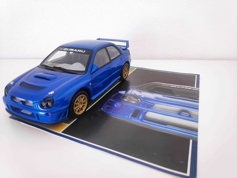 subaru impreza, escala 1:18
