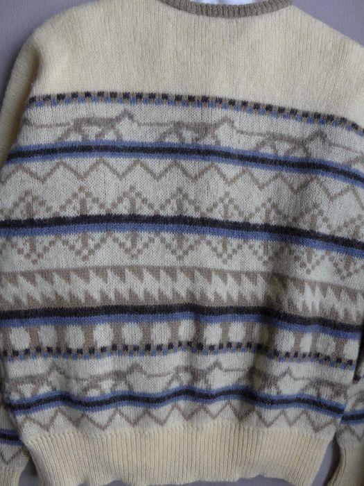 M L Iceland wełniany sweter islandzki UNISEX Vintage WEŁNA ISLANDZKA