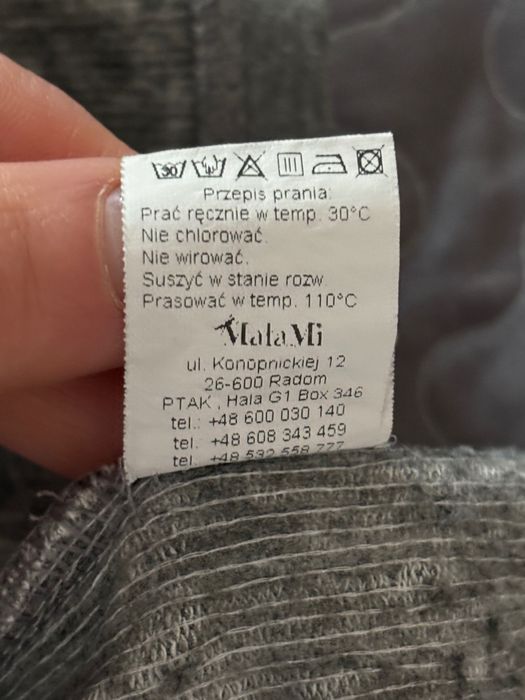 Sukienka dresowa szara MałaMi 146-152 polskiej produkcji