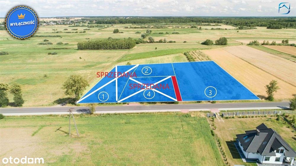 Działka budowlana w Woli Sernickiej 2002m2