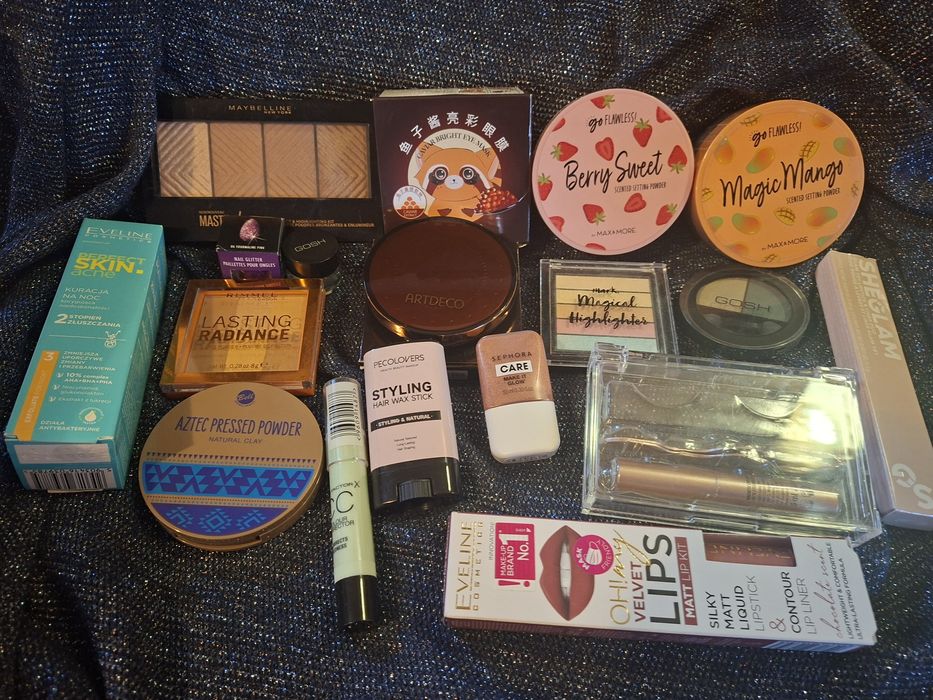 Zestaw kosmetyków Sephora, Gosh, Eveline, Artdeco I inne