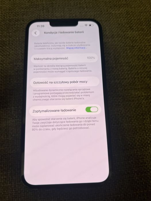 Iphone 14 128gb, 100% bateria, gwarancja